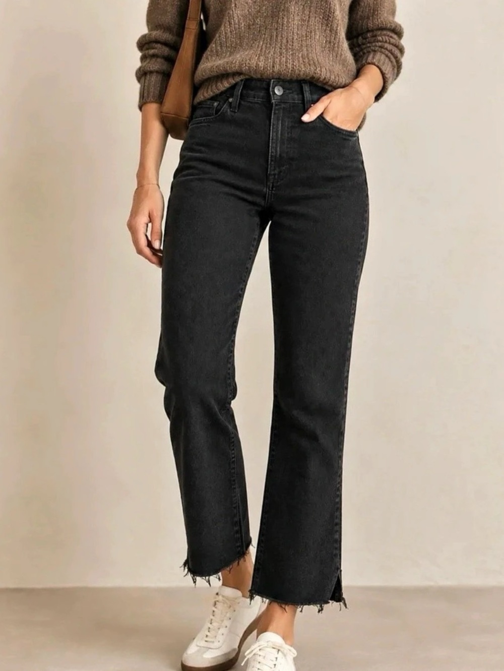 NWT PAIGE Cindy Straight Jeans – Lights Out – Size 28 – Transcend Vintage